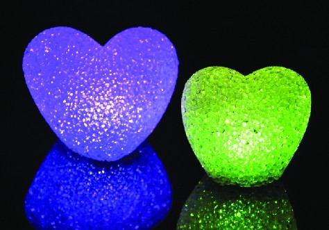 LED Heart Shaped Light(EVA,RGB)
