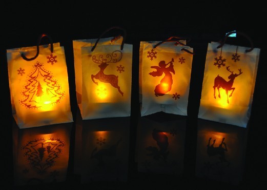 LED Candle Light with paper bag