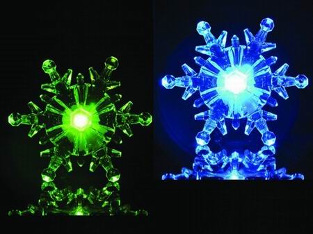 Snowman Shaped Light with a Sucker