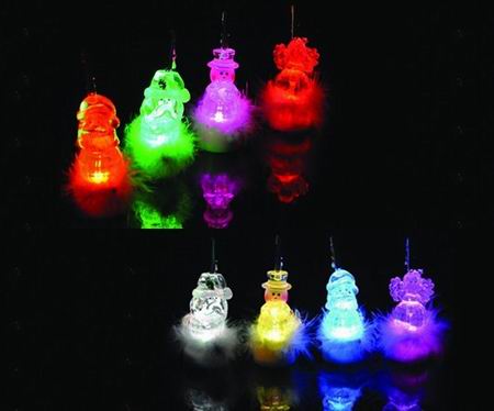 Snowman Light with a Clip(3 X LR44)